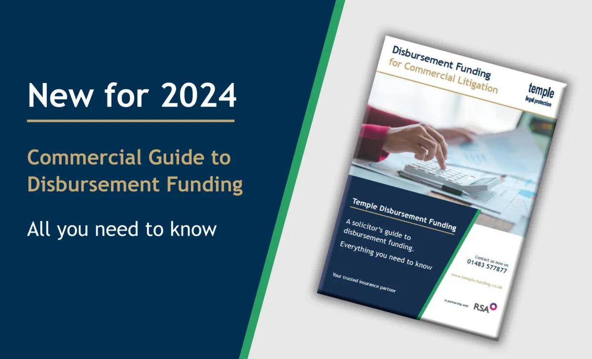 Temple Legal Protections Brochure on Disbursement Funding
